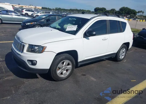 2014 Jeep Compass Sport из США, поврежденный, VIN 1C4NJCBA5ED746213
